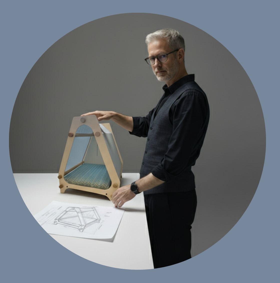 Design esclusivo di Vincent Doe per le cucce Bybo